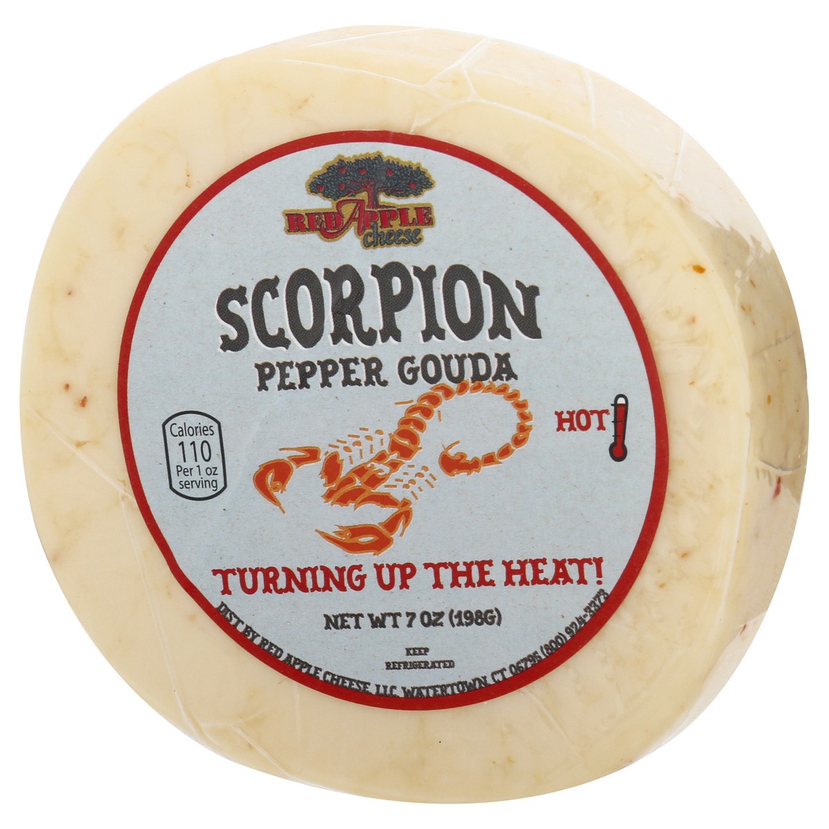 slide 4 of 13, Red Apple Scorpion Pepper Gouda Cheese, 7 oz