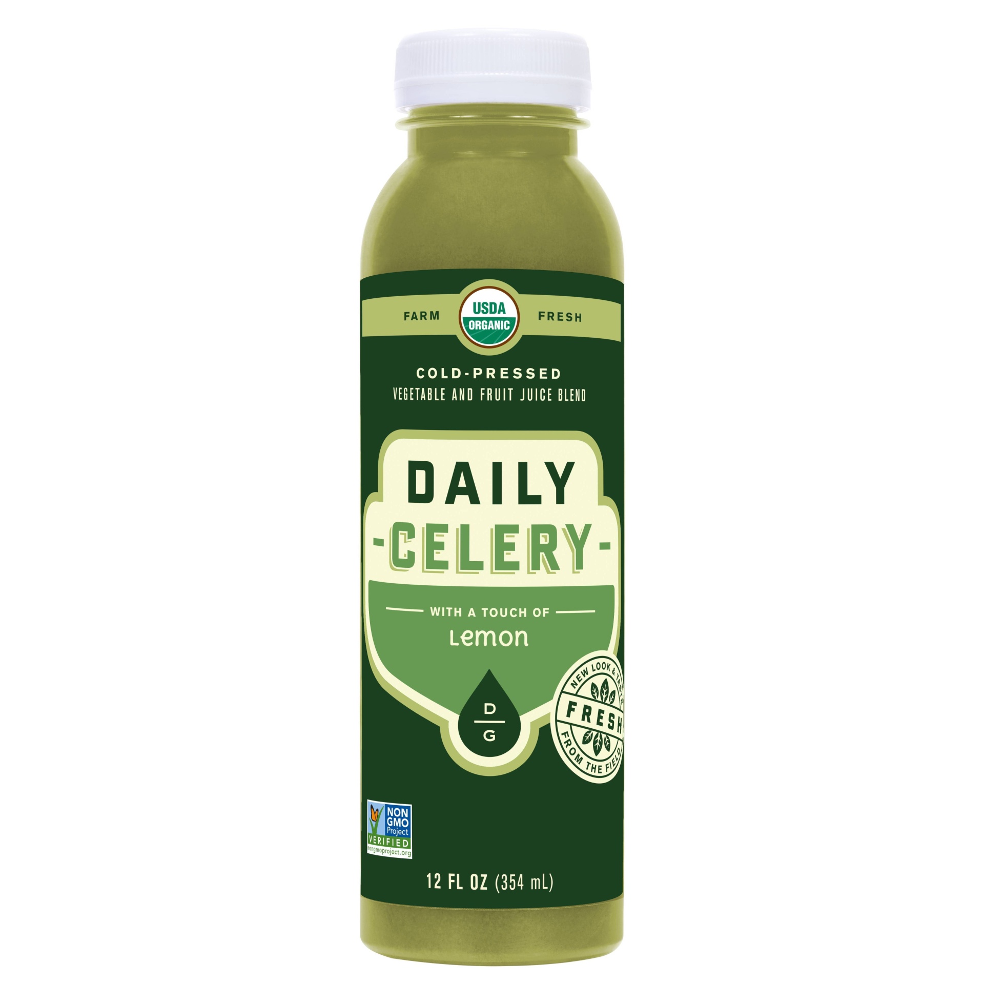 slide 1 of 1, Daily Greens Harmony Organic Vegan Cold Pressed Juice, 12 oz