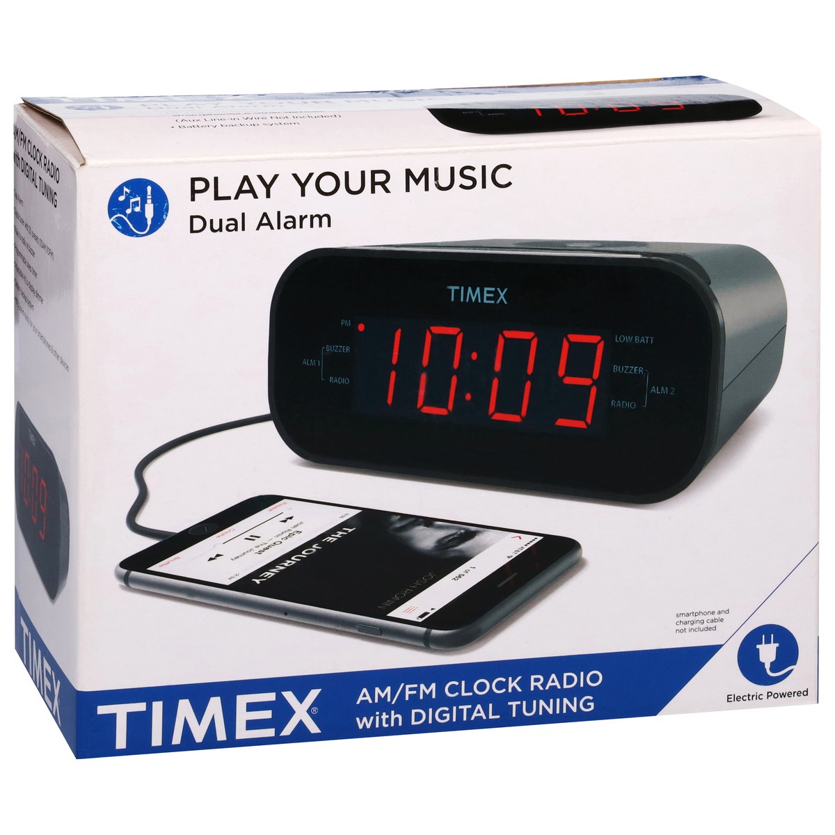 slide 3 of 12, Timex AM/FM Clock Radio with Digital Tuning 1 ea, 1 ct