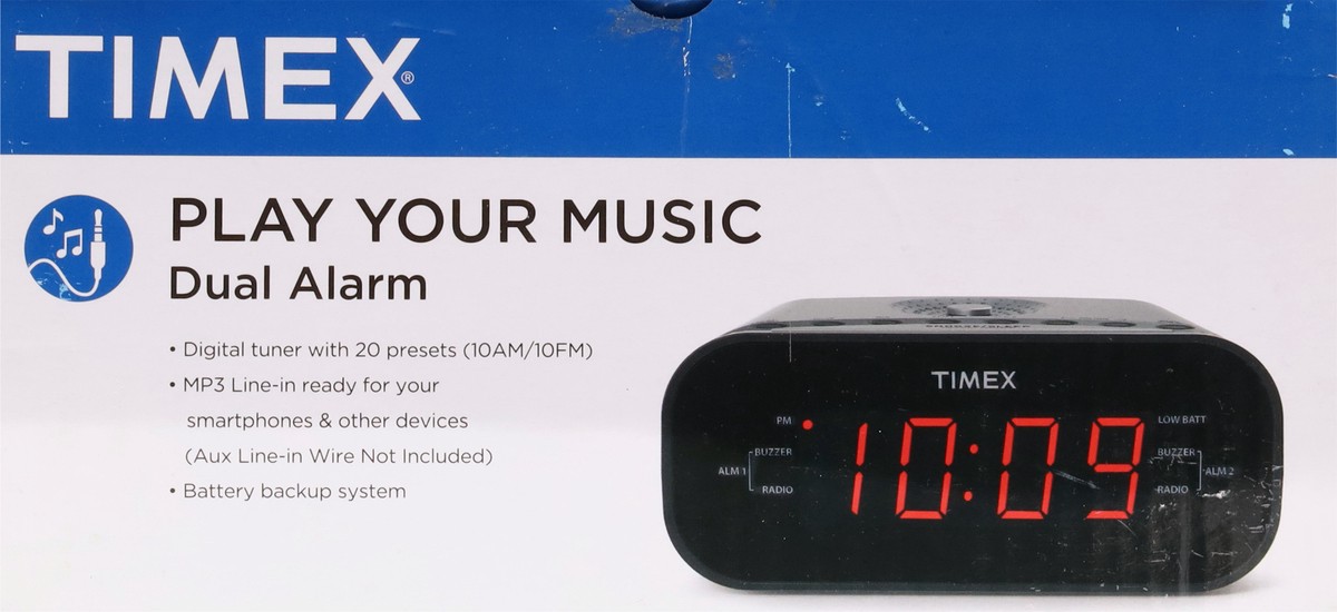slide 6 of 12, Timex AM/FM Clock Radio with Digital Tuning 1 ea, 1 ct