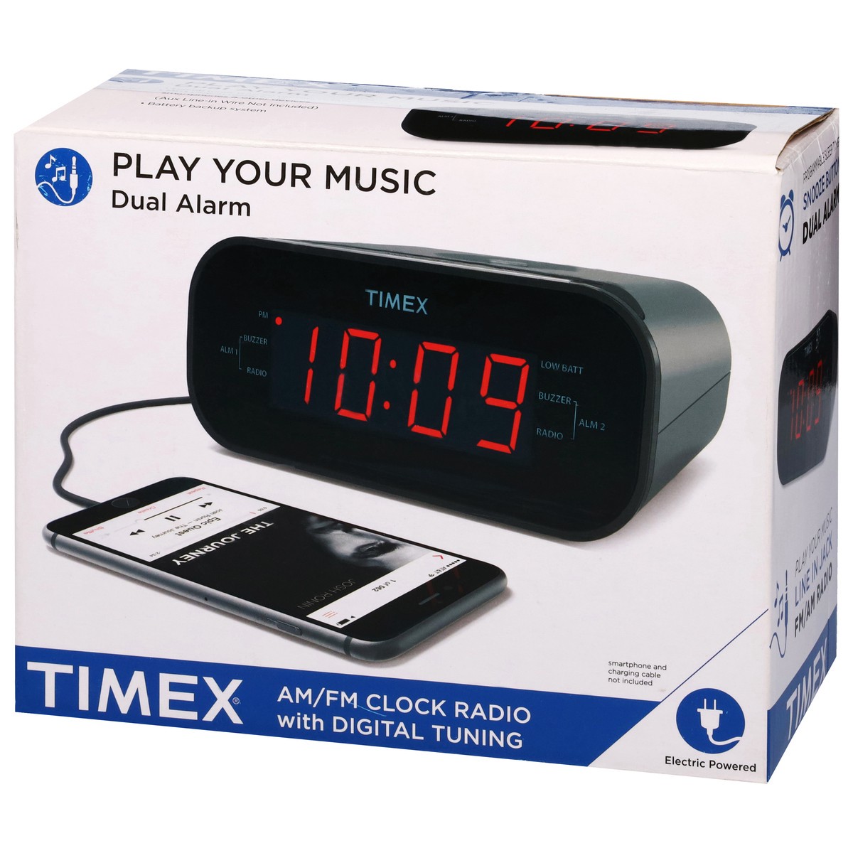 slide 8 of 12, Timex AM/FM Clock Radio with Digital Tuning 1 ea, 1 ct