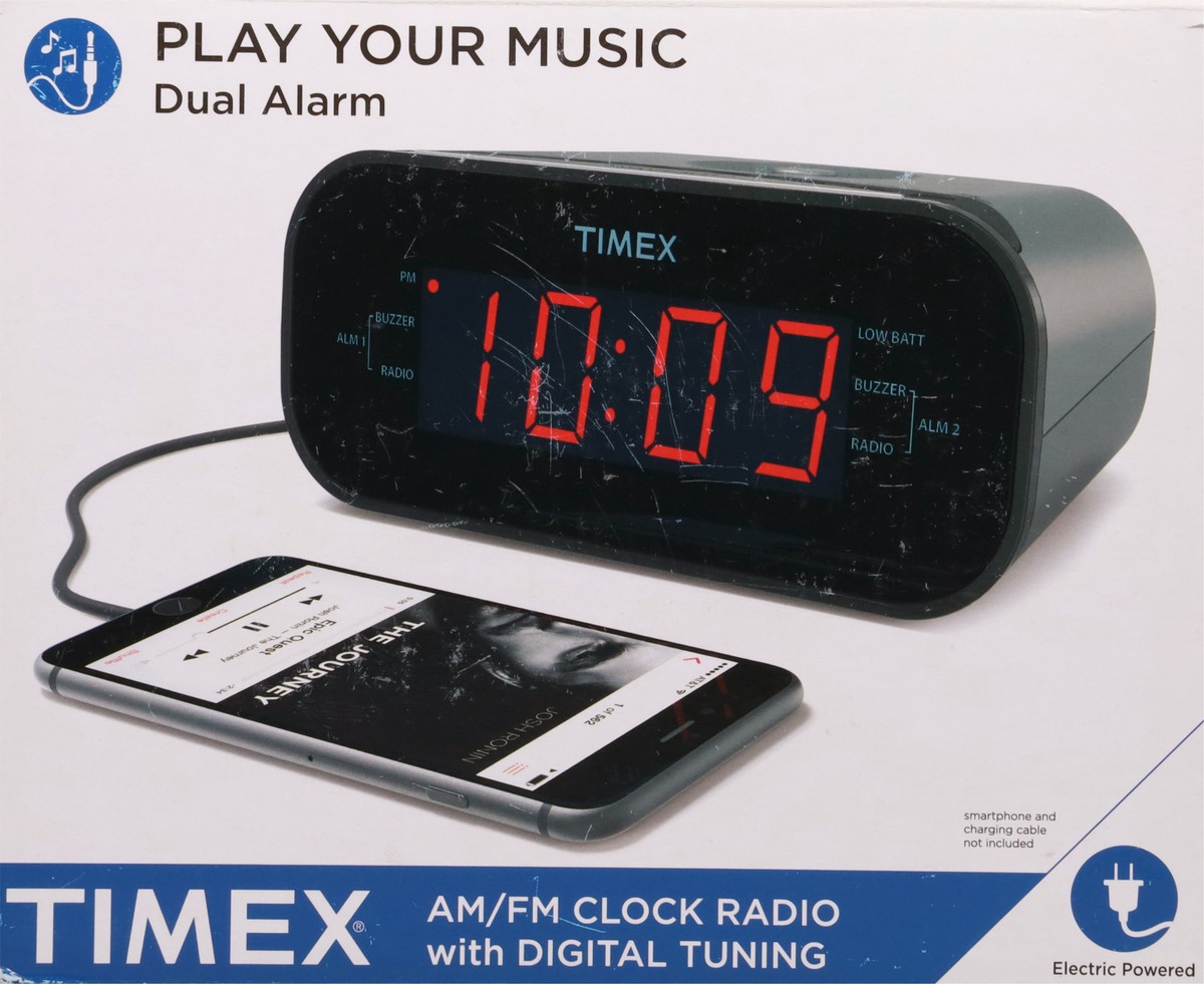 slide 11 of 12, Timex AM/FM Clock Radio with Digital Tuning 1 ea, 1 ct