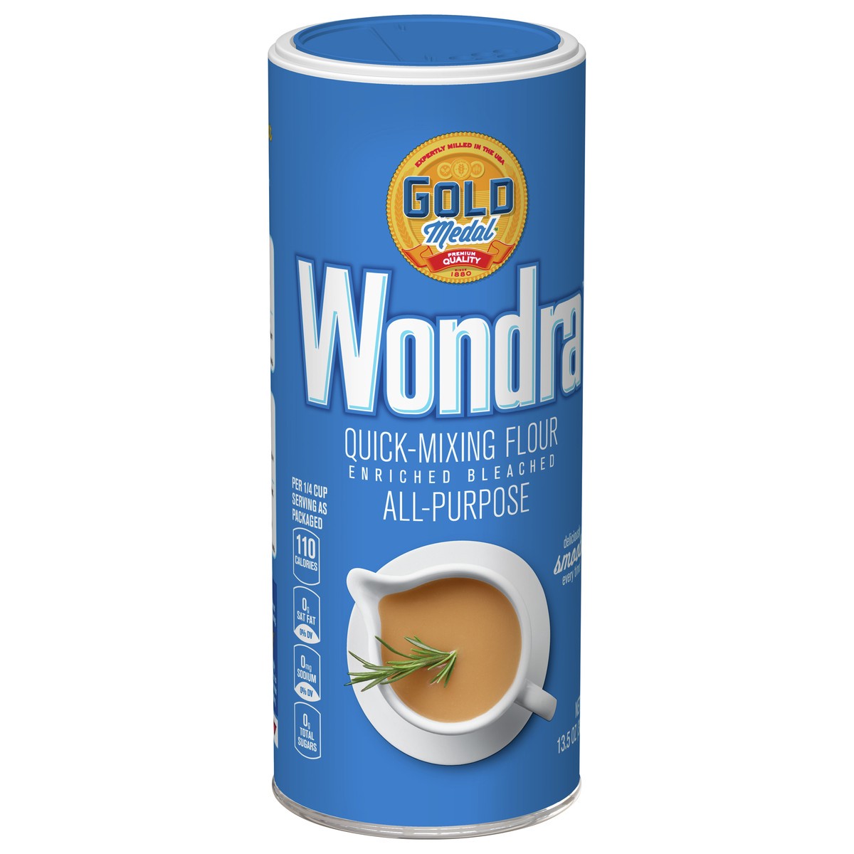 slide 7 of 13, Gold Medal Wondra Quick Mixing All Purpose Flour, 13.5 oz