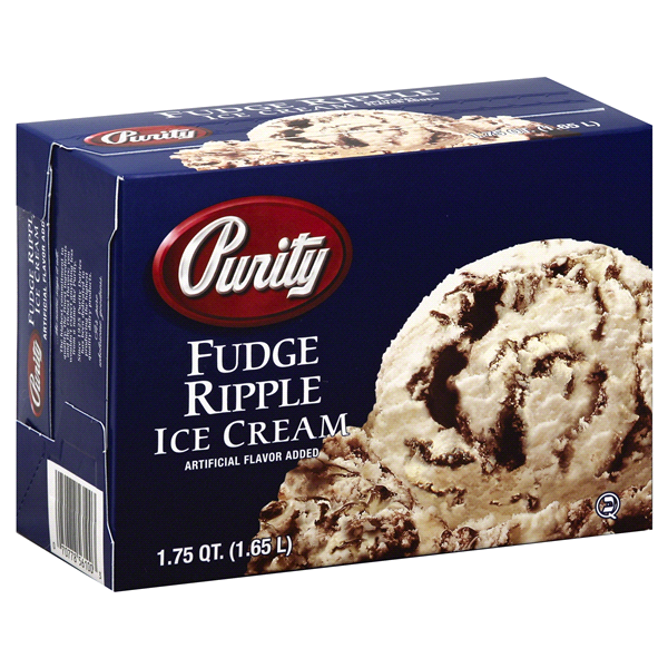 slide 1 of 1, Purity Fudge Ripple Ice Cream, 1.75 qt