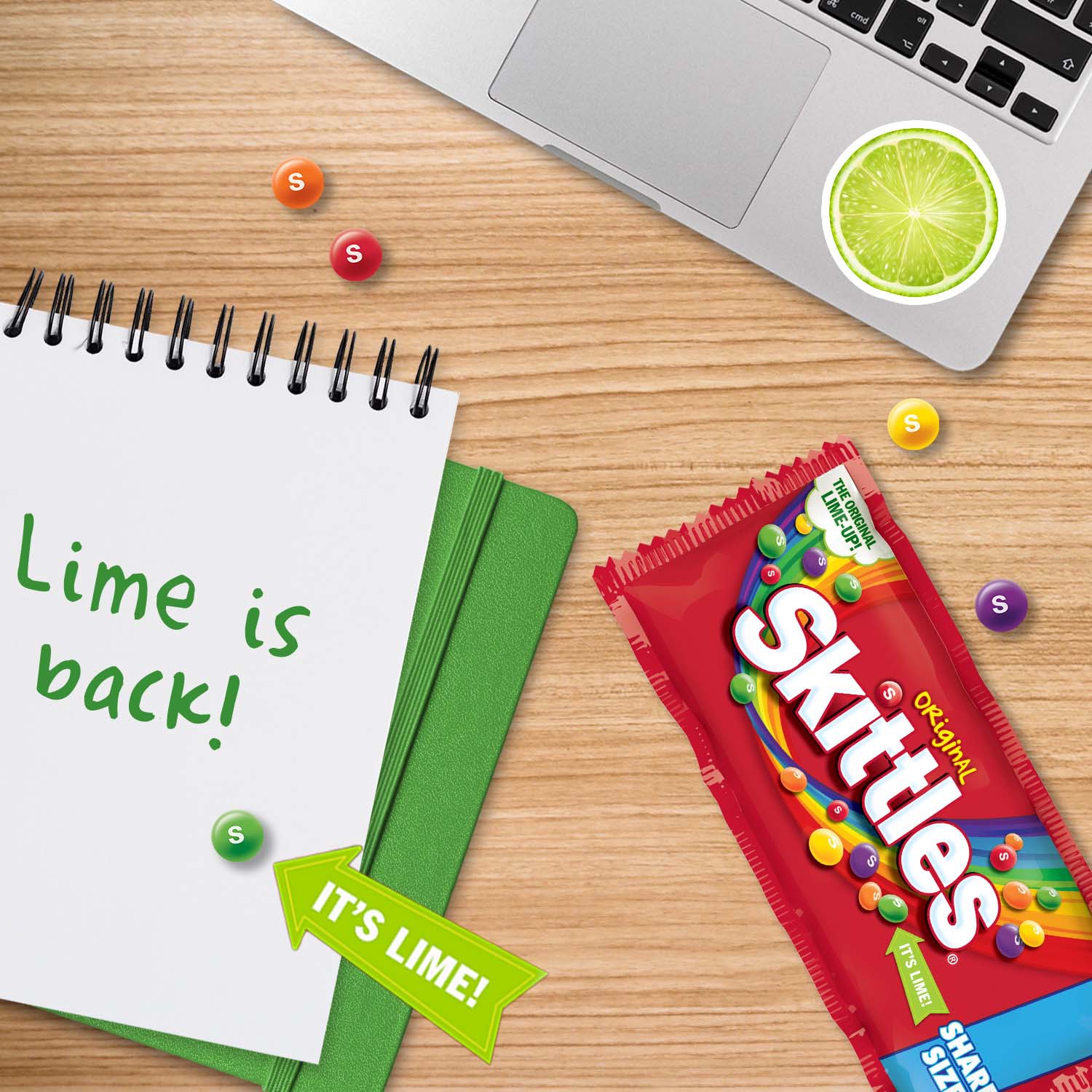 slide 8 of 8, SKITTLES Original Candy, Share Size, 3.3 oz Bags (24 Pack), 96 oz