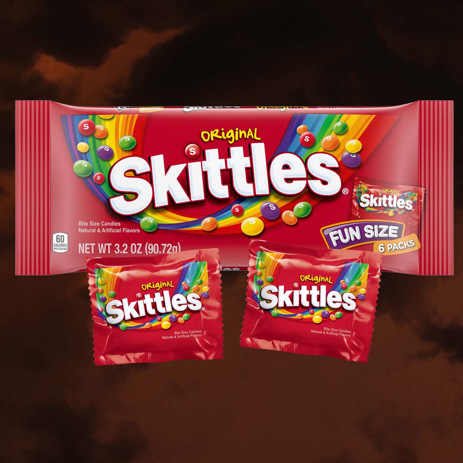 slide 7 of 8, SKITTLES Original Candy, Share Size, 3.3 oz Bags (24 Pack), 96 oz