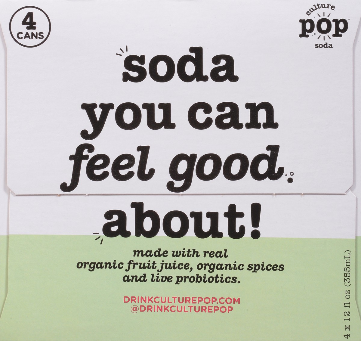 slide 6 of 13, Culture Pop Watermelon Lime & Rosemary Probiotic Soda 4 - 12 fl oz Cans, 4 ct