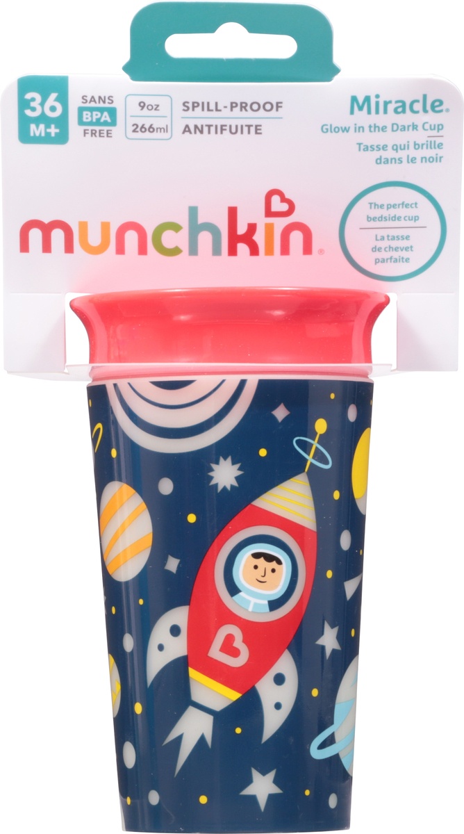 slide 6 of 9, Munchkin Miracle 9 Ounce Glow in the Dark Cup 1 ea, 1 ct