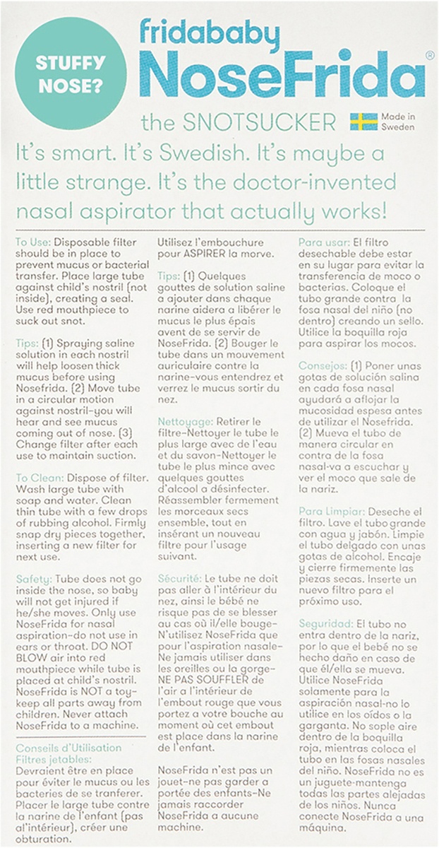 slide 5 of 5, Fridababy Nosefrida Baby Nasal Aspirator - EA, 1 ct