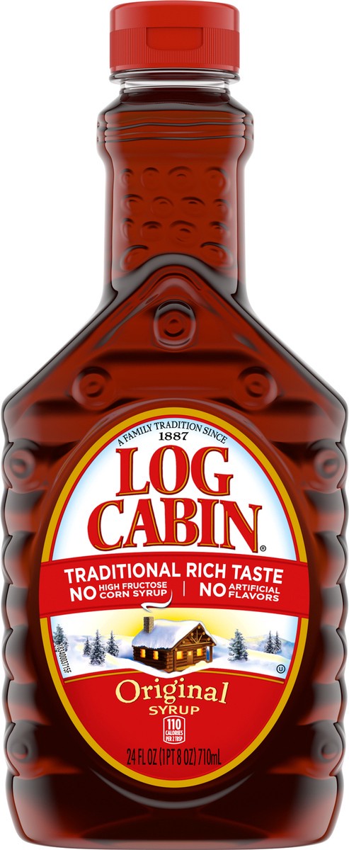 slide 1 of 5, Log Cabin Original Syrup 24 oz, 24 oz