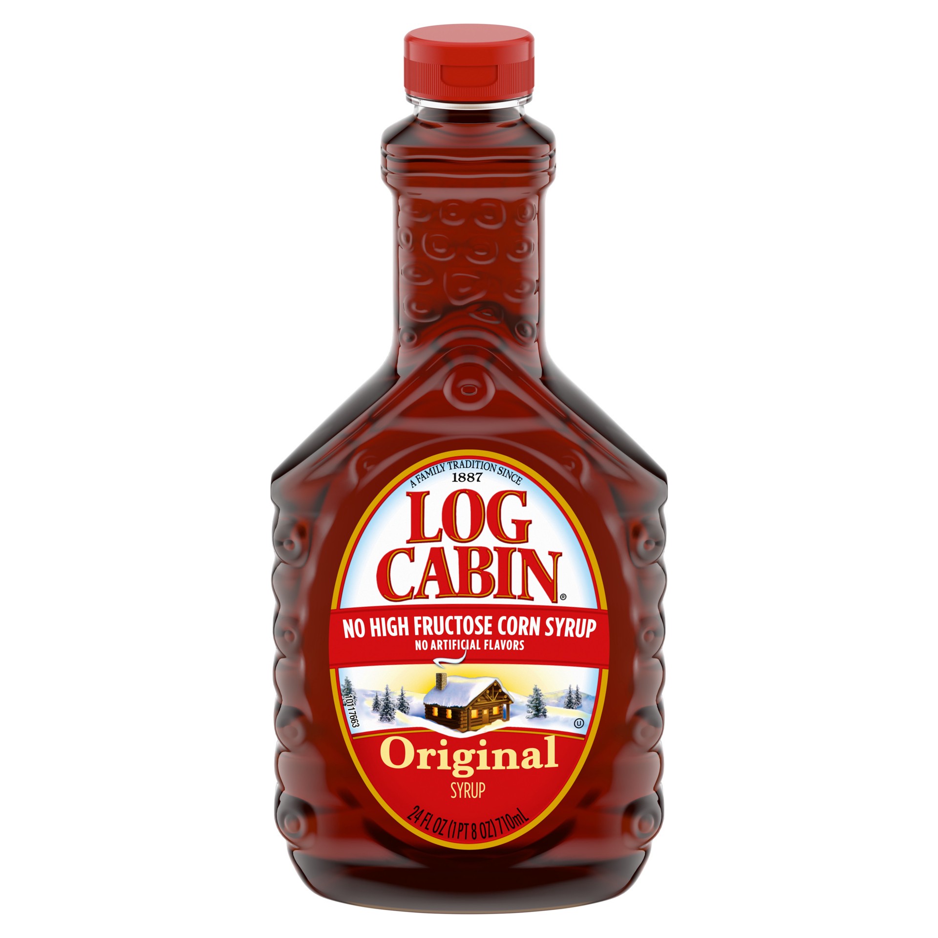 slide 1 of 5, Lob Cabin Original Syrup, 24 fl oz