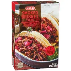 H-E-B Select Ingredients Smoked Brisket Tacos
