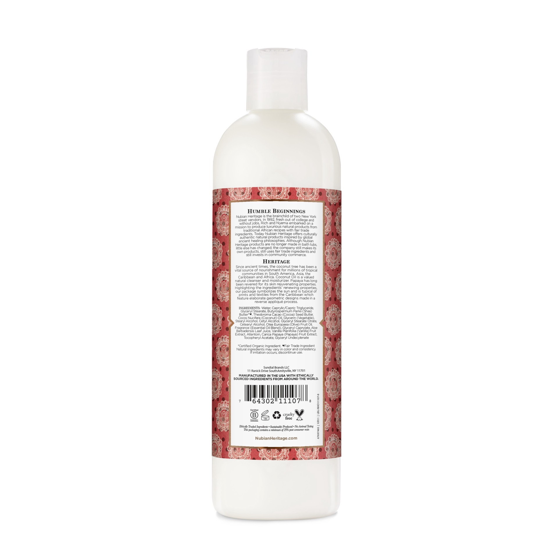 slide 2 of 4, Nubian Heritage Nubian Coconut Body Lotion Papaya, 13 fl oz