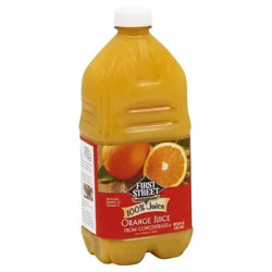 First Street 100% Orange Juice - 64 oz