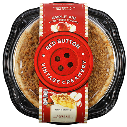 slide 1 of 1, Red Button Creamery Apple Crumb Pie, 65 oz