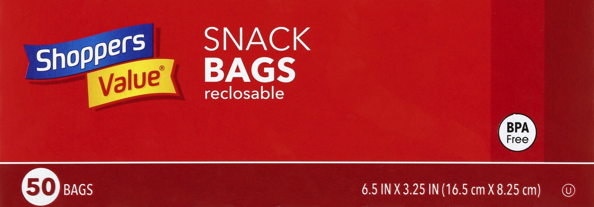 slide 5 of 8, Shoppers Value Snack Bags 50 ea, 50 ct