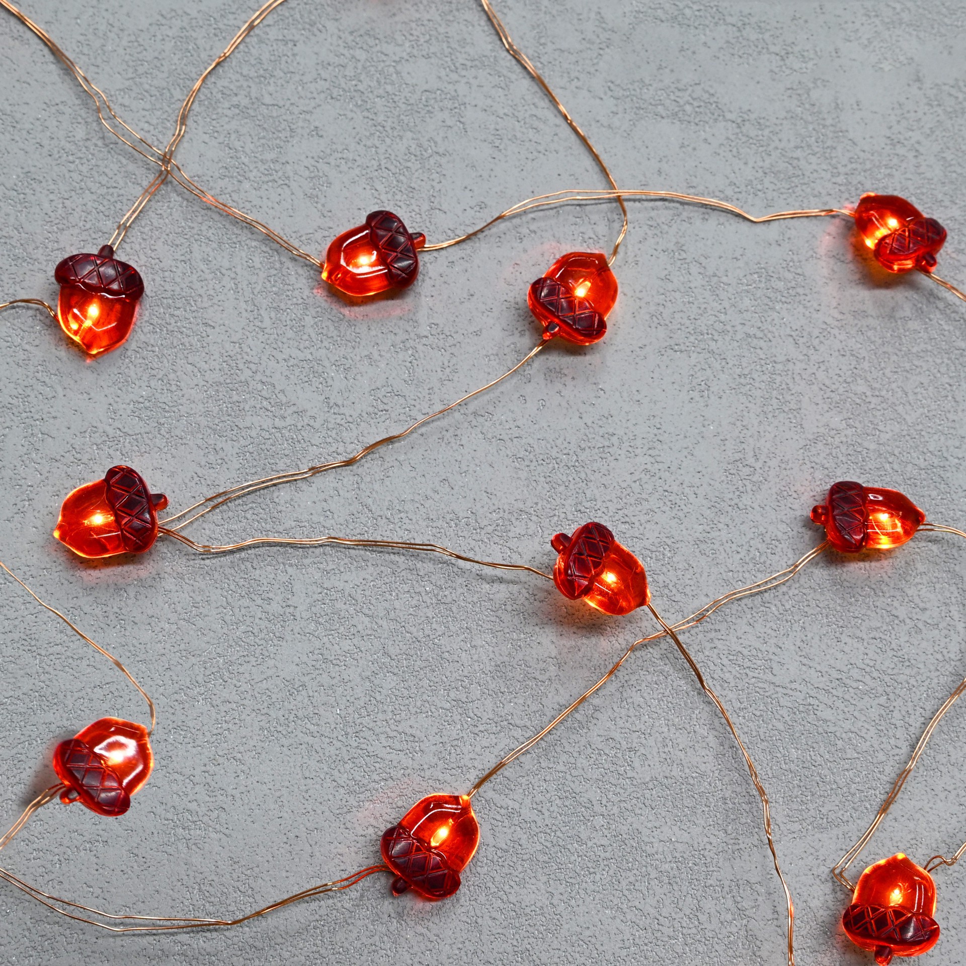 slide 4 of 4, 18ct. Warm White Led Acorn Icon String Lights By Ashland, 18 ct