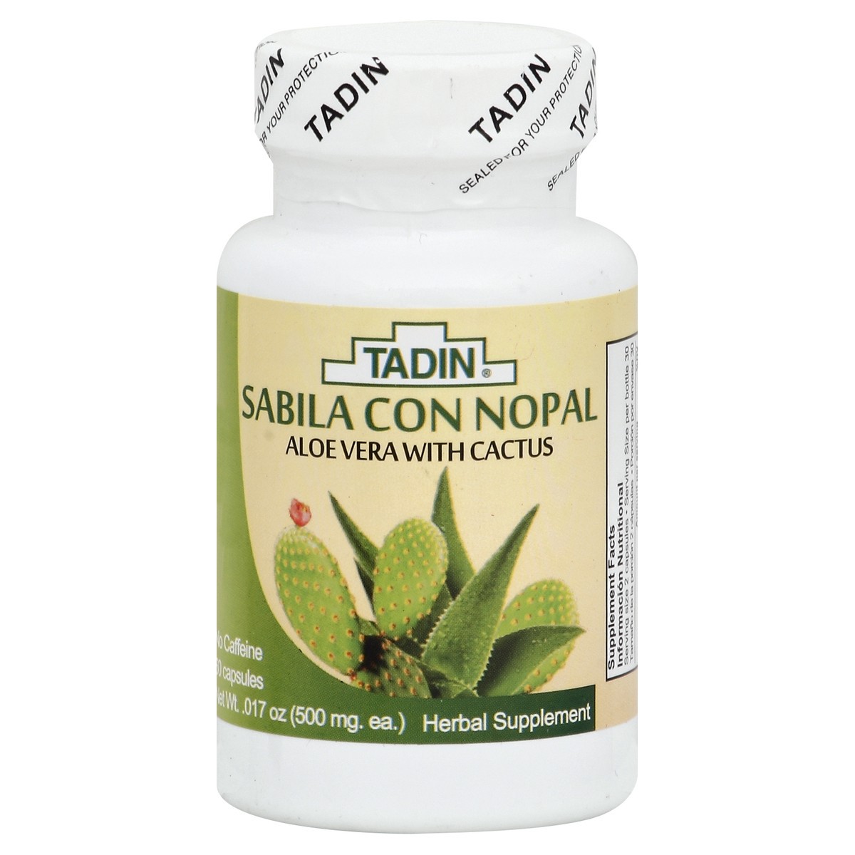 slide 5 of 5, Tadin Aloe Vera - 60 ct, 60 ct