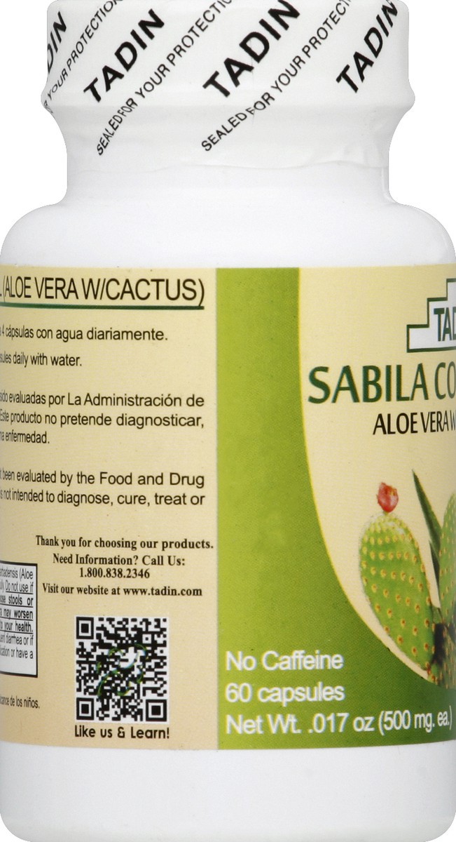 slide 2 of 5, Tadin Aloe Vera - 60 ct, 60 ct