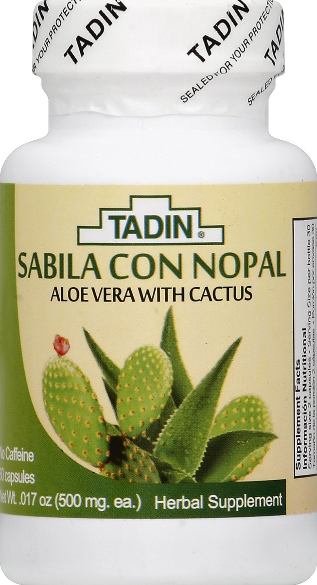 slide 1 of 5, Tadin Aloe Vera - 60 ct, 60 ct