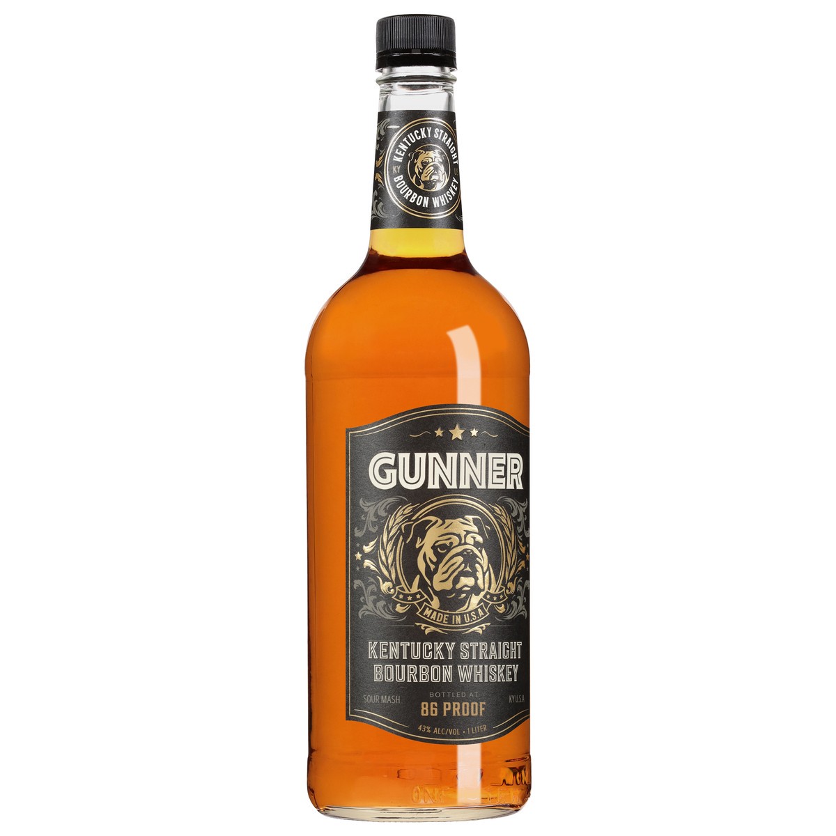 slide 3 of 4, Gunner Bourbon Liter, 1 liter