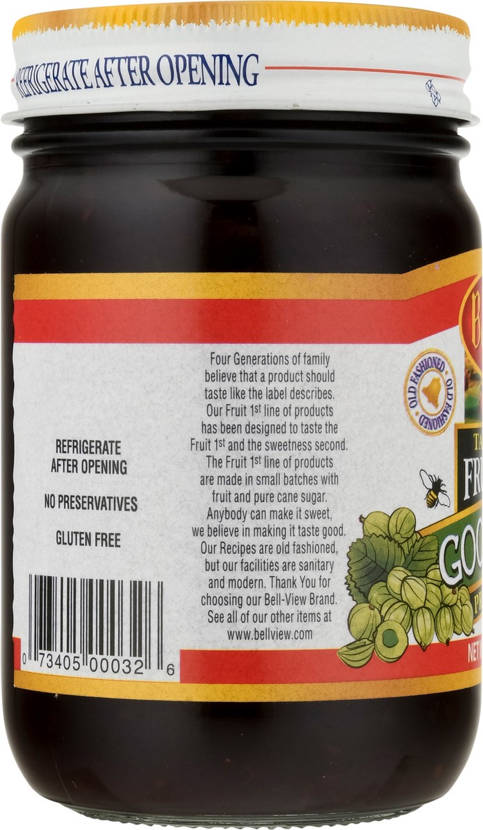 slide 12 of 14, Bell-View Taste The Fruit 1st Gooseberry Preserves 16 oz, 16 oz