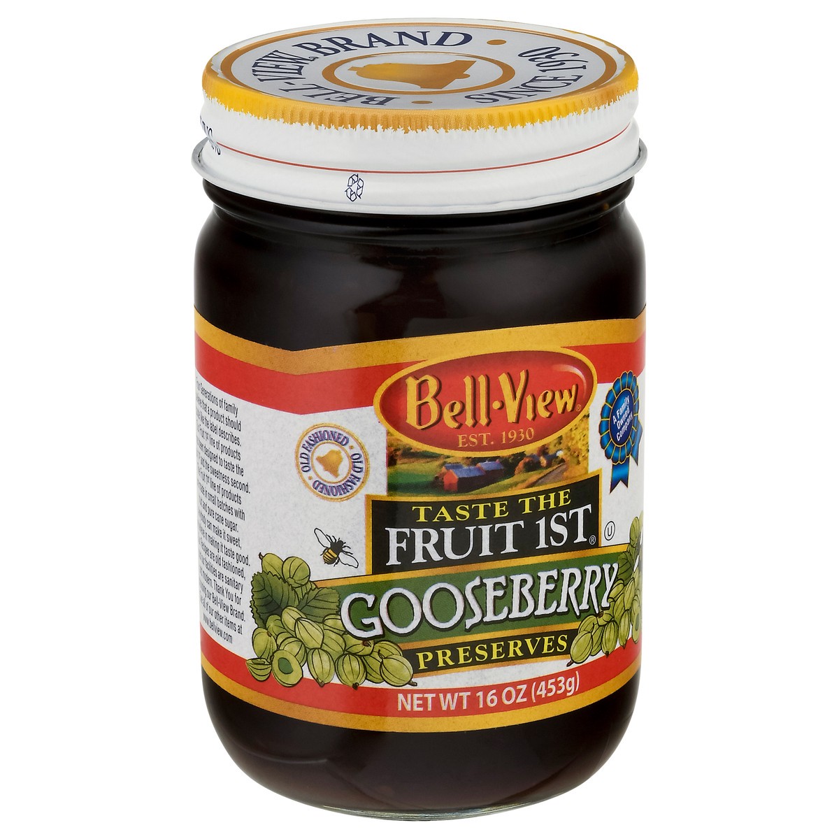 slide 3 of 14, Bell-View Taste The Fruit 1st Gooseberry Preserves 16 oz, 16 oz