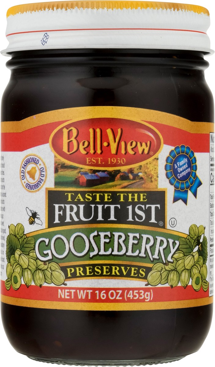 slide 11 of 14, Bell-View Taste The Fruit 1st Gooseberry Preserves 16 oz, 16 oz