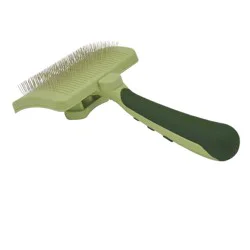 Safari by Coastal Dog Self-Cleaning Slicker Brush, No Color, Large (8" L x 4.5" W)
