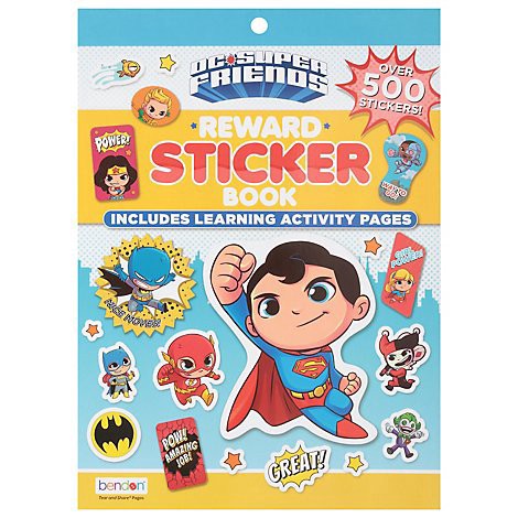 slide 1 of 1, Bendon Dc Super Friends Reward Sticker - Each, 1 ct