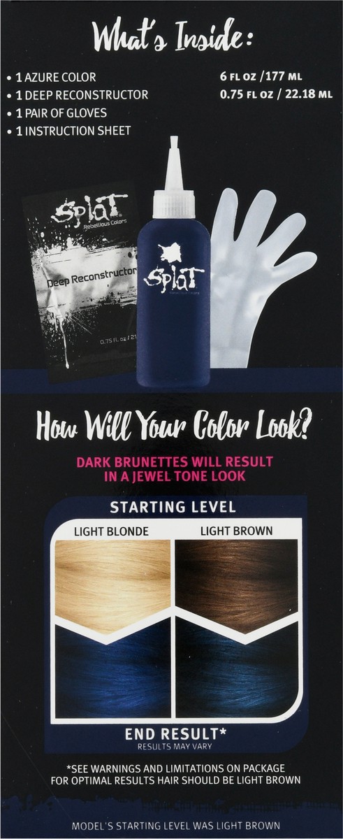 slide 13 of 13, Splat Midnight Azure Hair Color 1 ea, 1 ct