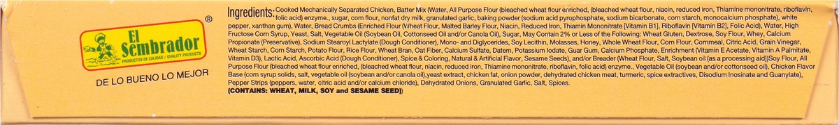 slide 3 of 9, El Sembrador Chicken Croquettes 8 ea, 8 ct