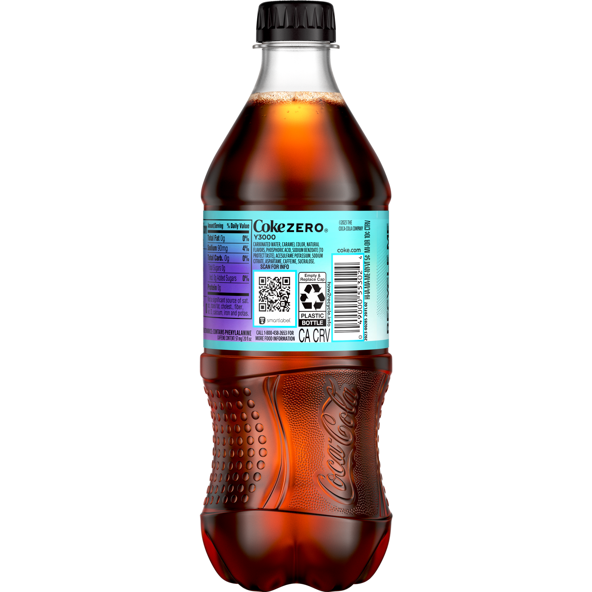 slide 5 of 5, Coca-Cola Zero Sugar Y3000 Bottle- 20 fl oz, 20 fl oz