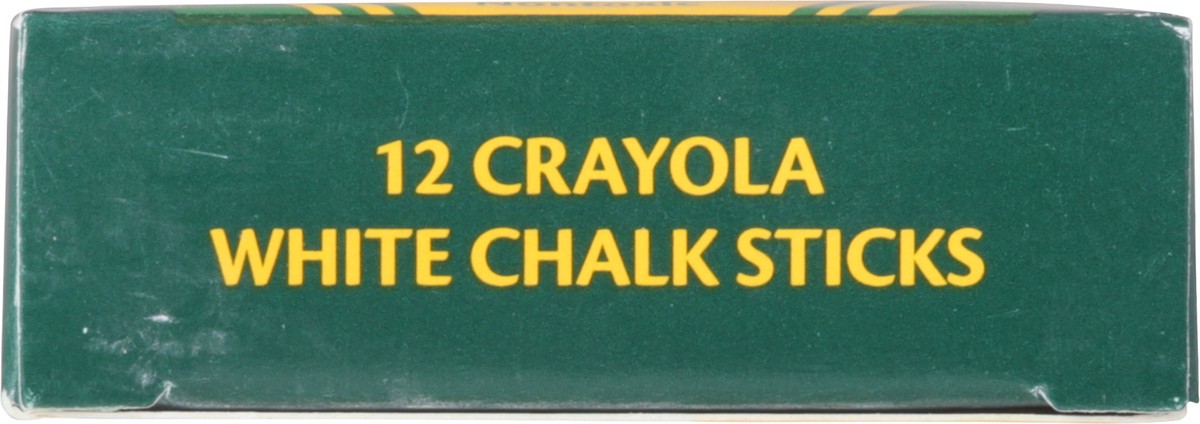 slide 11 of 11, Crayola Chalk, White, 12 ct
