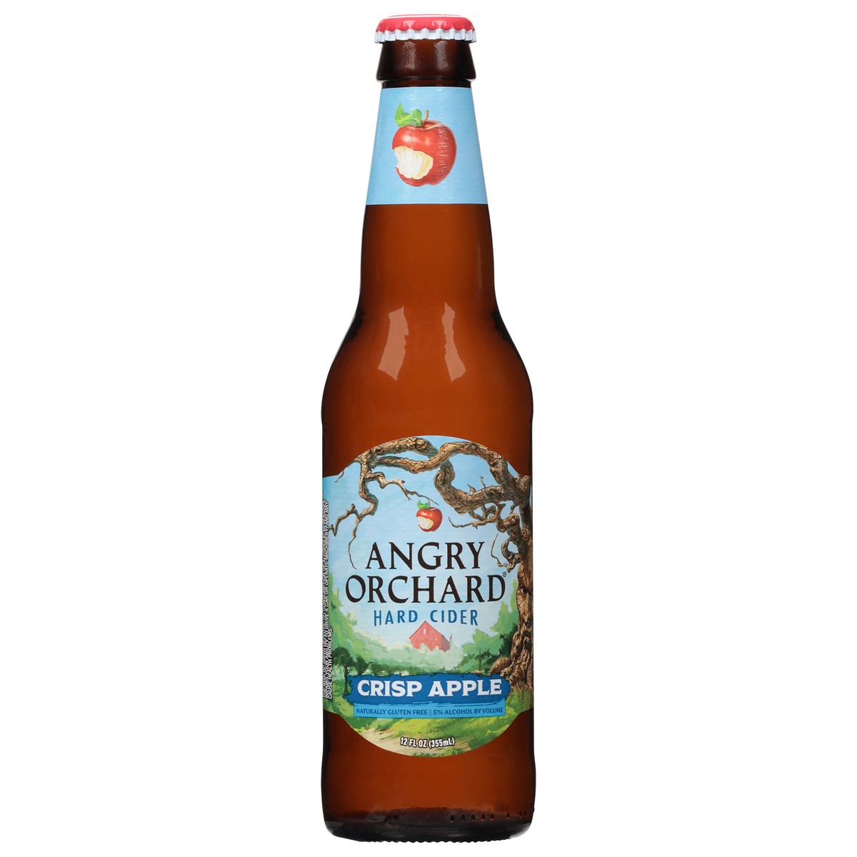 slide 1 of 9, Angry Orchard Crisp Apple Hard Cider 12 fl oz, 12 fl oz
