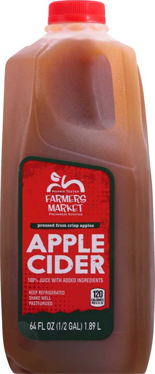 slide 2 of 13, Farmer's Market Apple Cider 64 oz, 1/2 gal