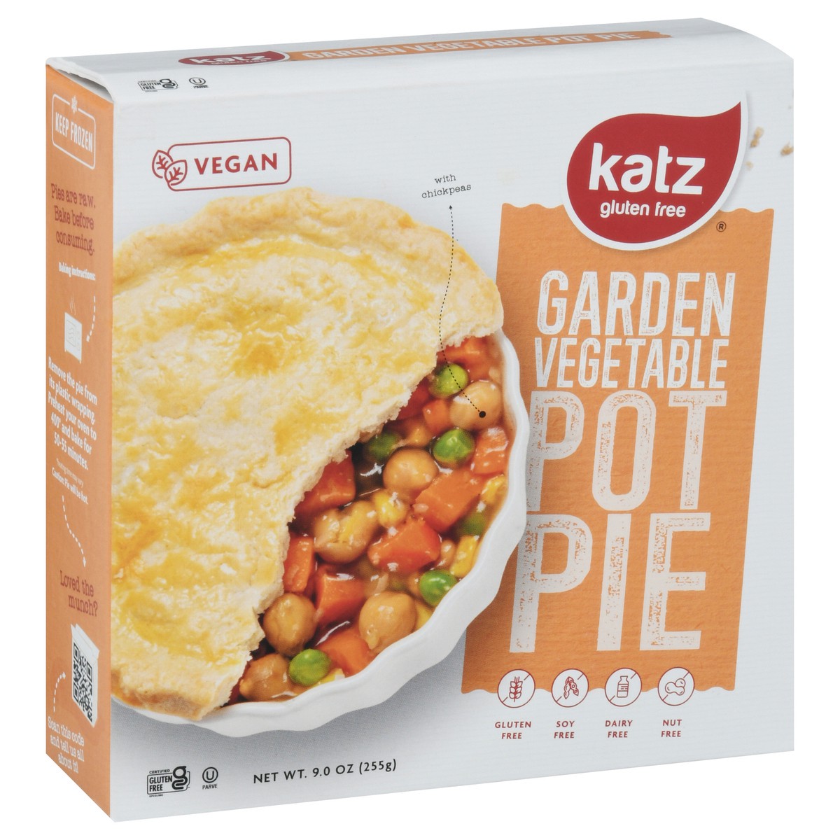 slide 8 of 9, Katz Gltn/Free Vegetable Pot Pie, 9 oz