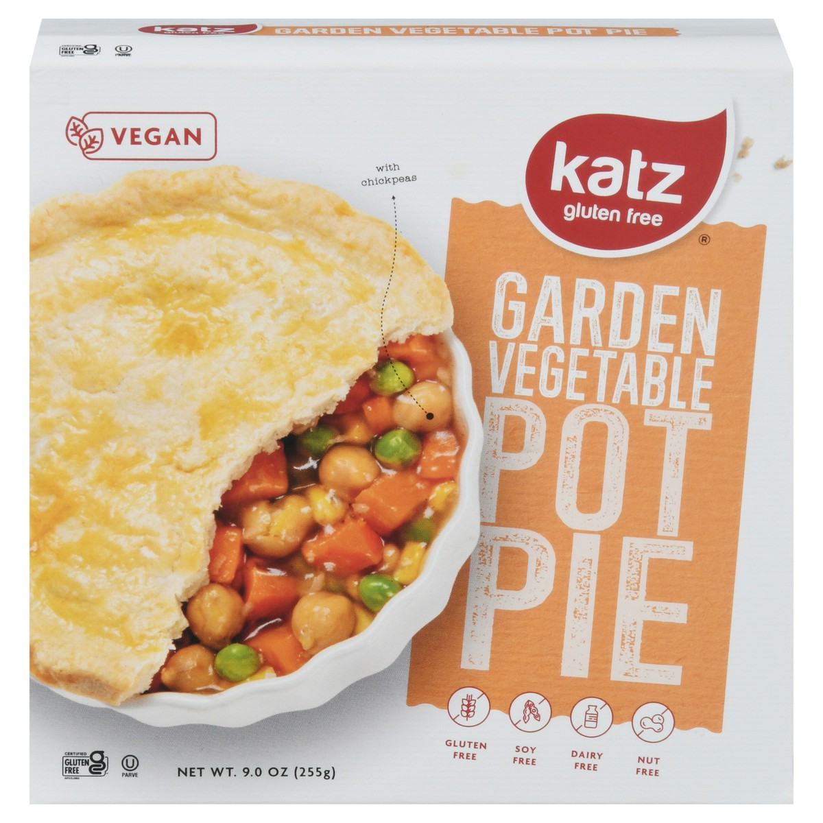 slide 1 of 9, Katz Gltn/Free Vegetable Pot Pie, 9 oz