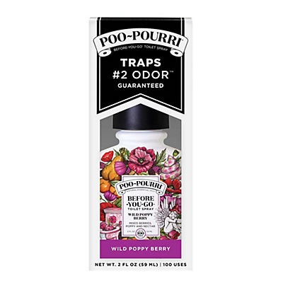 slide 1 of 1, Poo-Pourri Before You Go Wild Poppy Berry Toilet Spray Travel Size, 2 oz