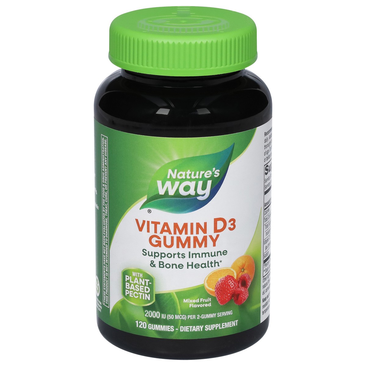 slide 1 of 9, Nature's Way Mixed Fruit Flavored Vitamin D3 120 Gummies, 120 ct