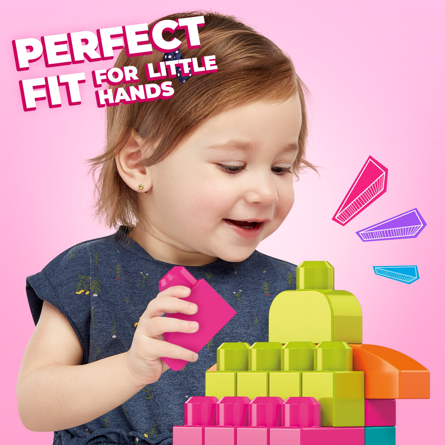 slide 5 of 8, Mega Bloks First Builders Big Building Bag 80 ea, 80 ct