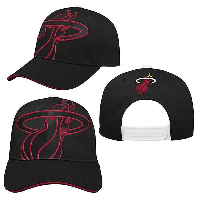 slide 1 of 1, NBA Toddler Miami Heat Big-Face Pre-Curved Snap-Back Cap, 1 ct
