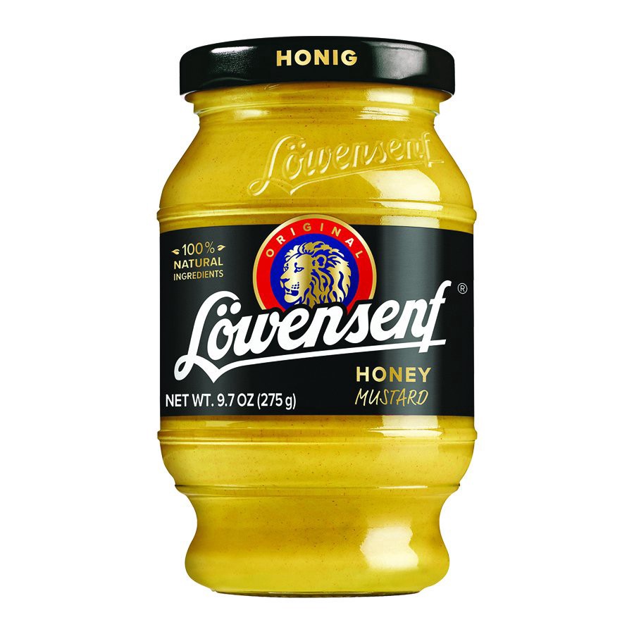 slide 1 of 1, Lowensenf Honey Mustard, 9.7 oz