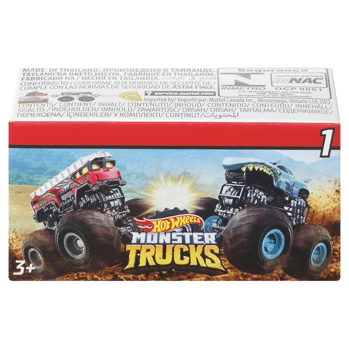 Mattel Hot Wheels Monster Trucks Mini Hooligan Vehicle 1 ct Shipt