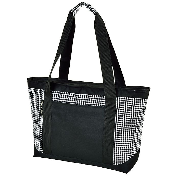 slide 3 of 3, Picnic At Ascot Eco Large Insulated Cooler Tote - Houndstooth, 1 ct