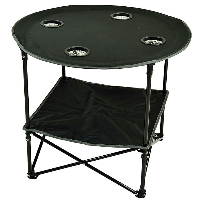 slide 2 of 3, Picnic at Ascot Travel Folding Picnic Table - Black, 1 ct