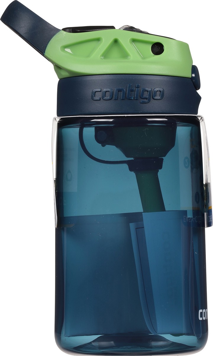 slide 7 of 9, Contigo Kids Water Bottle with Redesigned AUTOSPOUT Straw, Blueberry & Green Apple, 14 oz