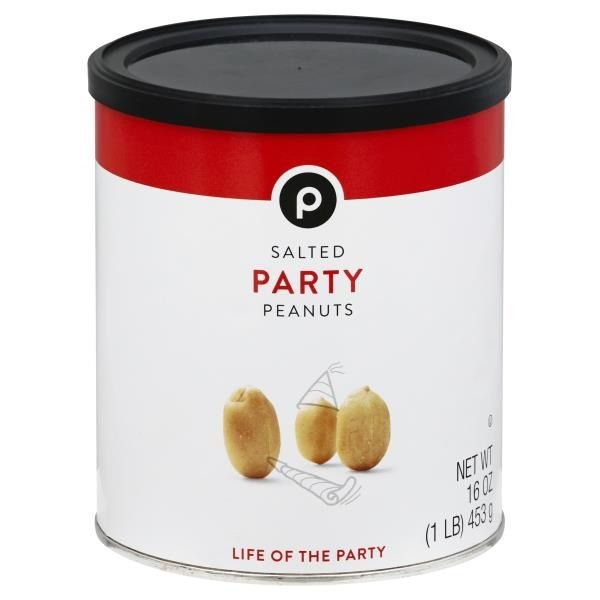 slide 1 of 1, Publix Salted Party Peanuts, 16 oz