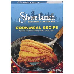Shore Lunch Cornmeal Recipe Breading & Batter Mix 9 oz