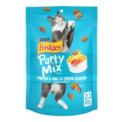 Purina Friskies Cat Treats, Party Mix Lobster & Mac 'N' Cheese Flavors